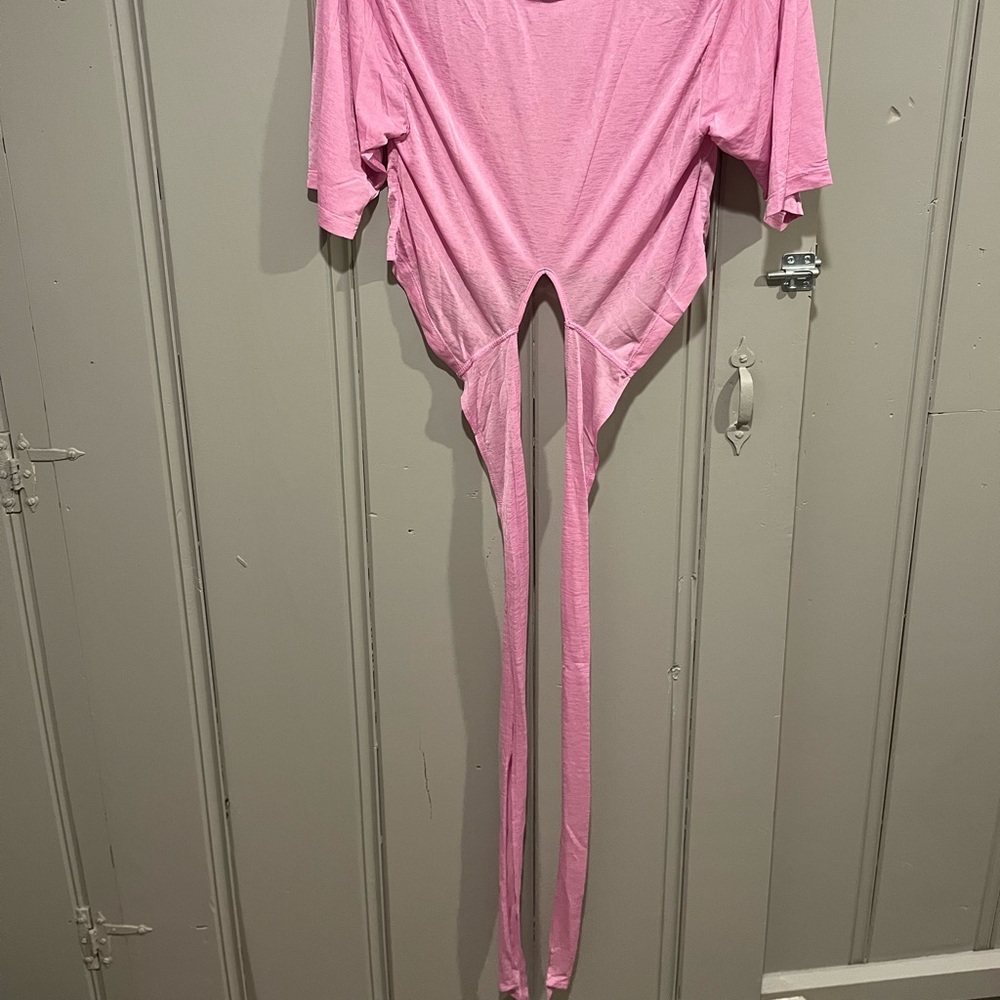 Fabletics Cropped Wrap Top Size Small - Picture 5 of 5